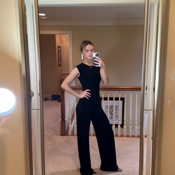 Norma Kamali Jumpsuit (Black, XS) - Picture 3 of 5